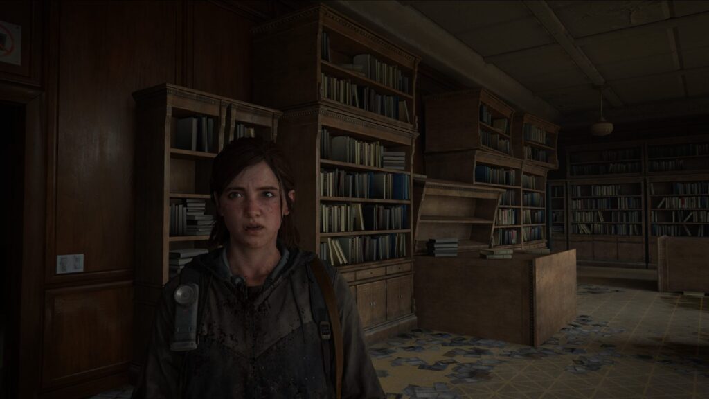 A ruined library