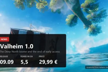 Valheim leaves early access on 9 September with the Deep North biome