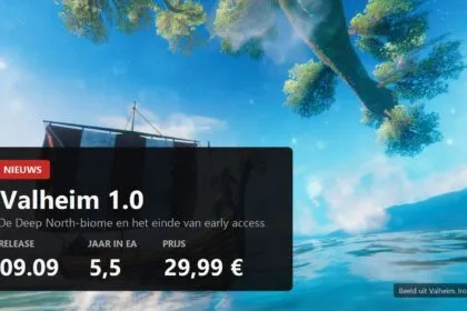 Valheim verlaat op 9 september de early access met de Deep North-biome