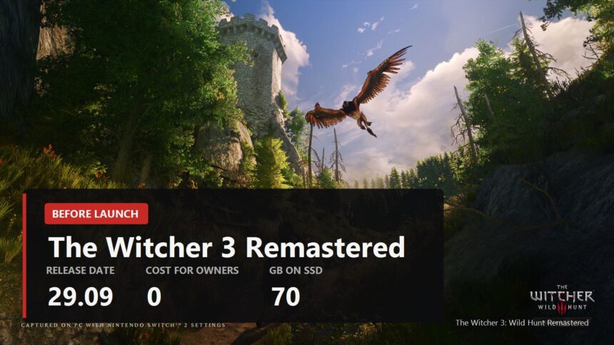 The Witcher 3 Remastered, everything we know before launch