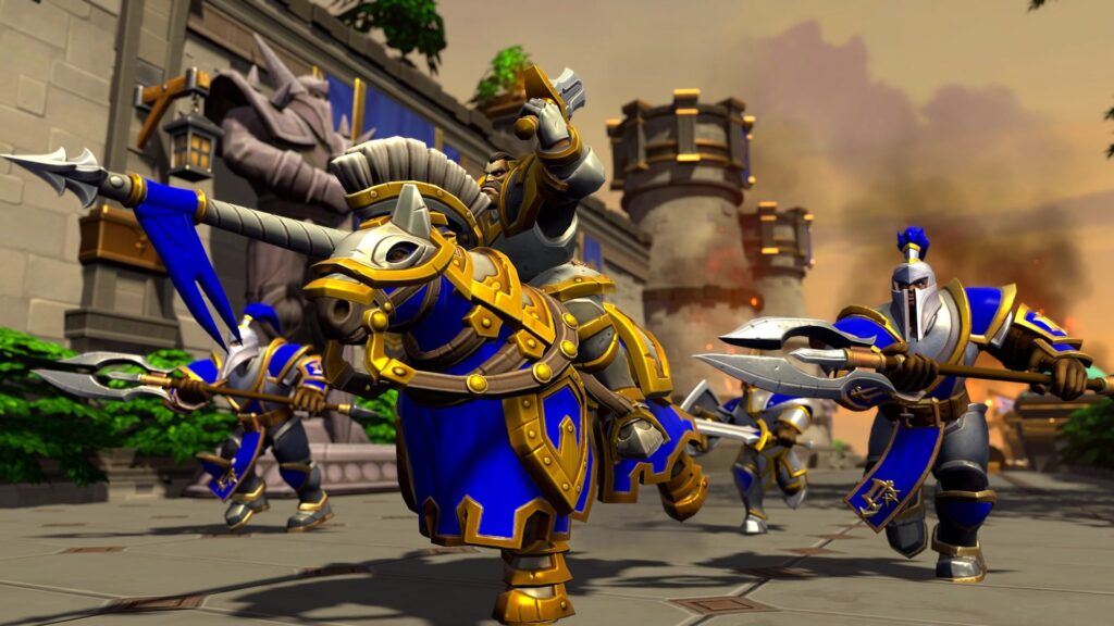 Human units in the Warcraft III Reforged Definitive Edition graphics mode