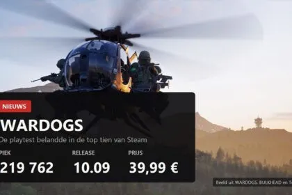 De WARDOGS-playtest trok 219 duizend spelers en haalde de Steam-top tien