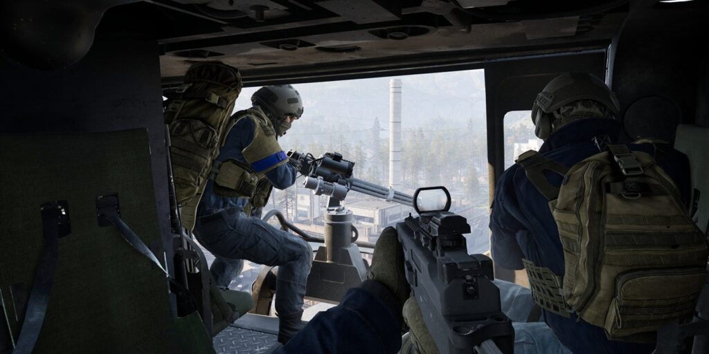 WARDOGS squad in a vehicle with a mounted gun
