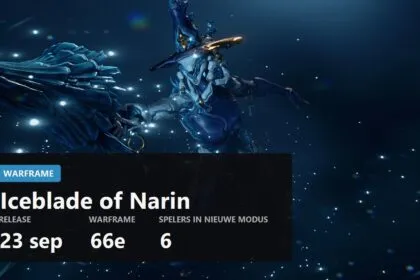 Warframe Iceblade of Narin komt op 23 september: Narin, rework van Banshee en een modus voor zes