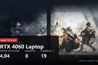 What to play on a laptop RTX 4060