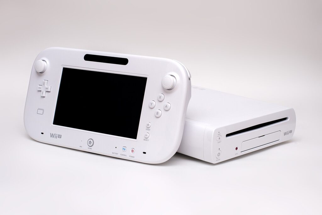 Nintendo Wii U console with its GamePad