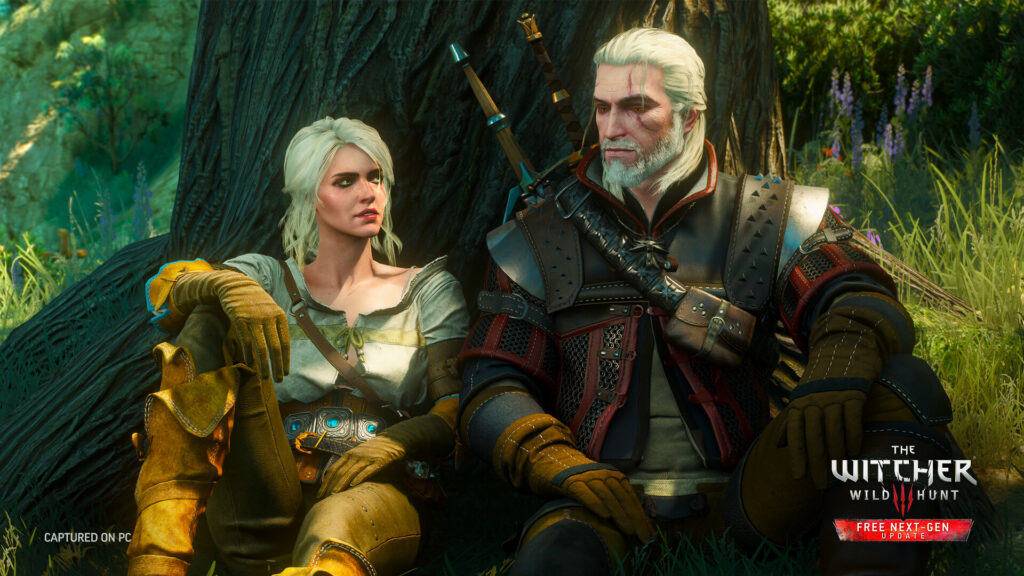 Geralt and Ciri