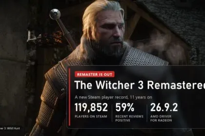 The Witcher 3 Remastered is out: a Steam player record and trouble on Radeon