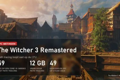 The Witcher 3 Remastered op pc: path tracing loopt vast op de CPU