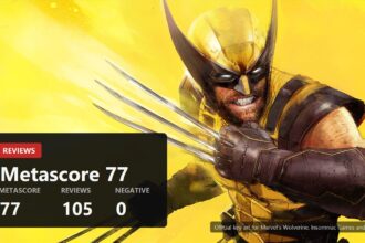 Marvel's Wolverine scored 77 on Metacritic, cover