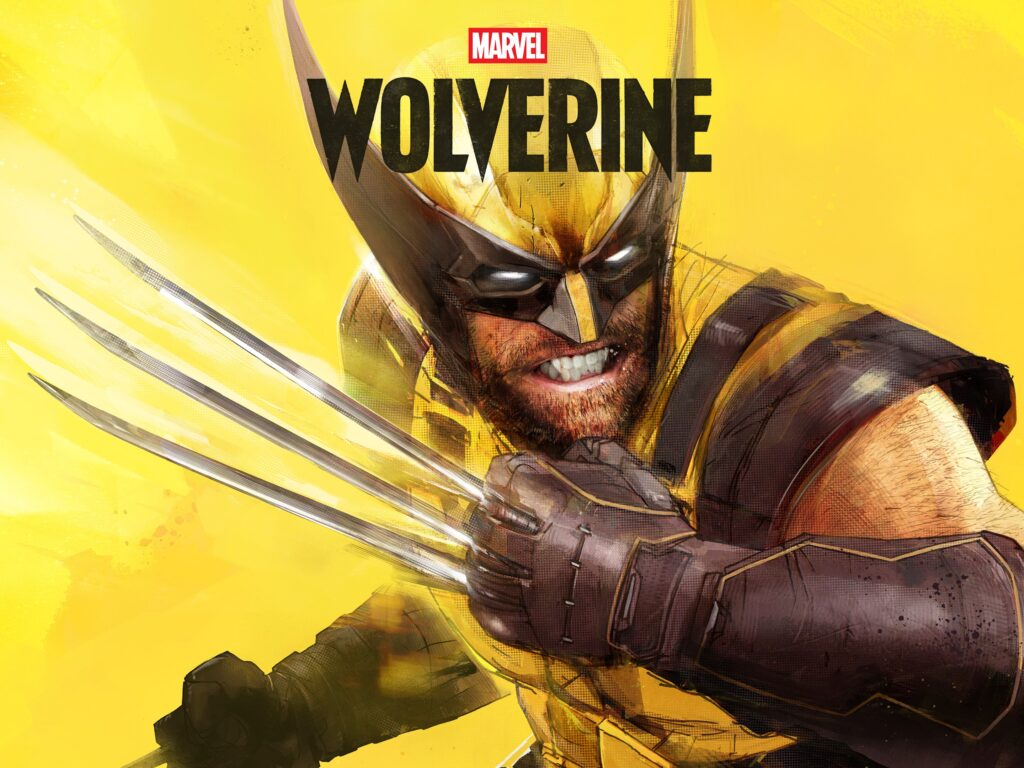 Официальный арт Marvel's Wolverine с логотипом игры