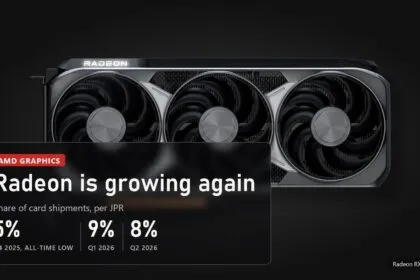 Radeon RX 9070 XT and AMD graphics card market share