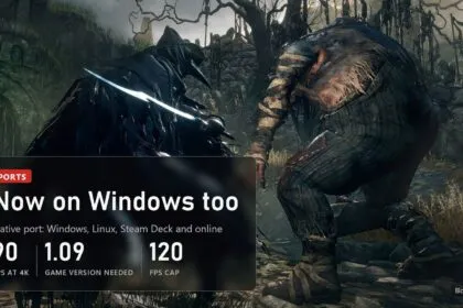 Bloodborne native PC port for Windows, Linux and Steam Deck, 90 FPS at 4K