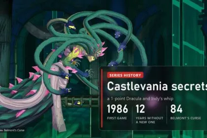 Rose Belmont faces a Medusa boss in Castlevania: Belmont's Curse