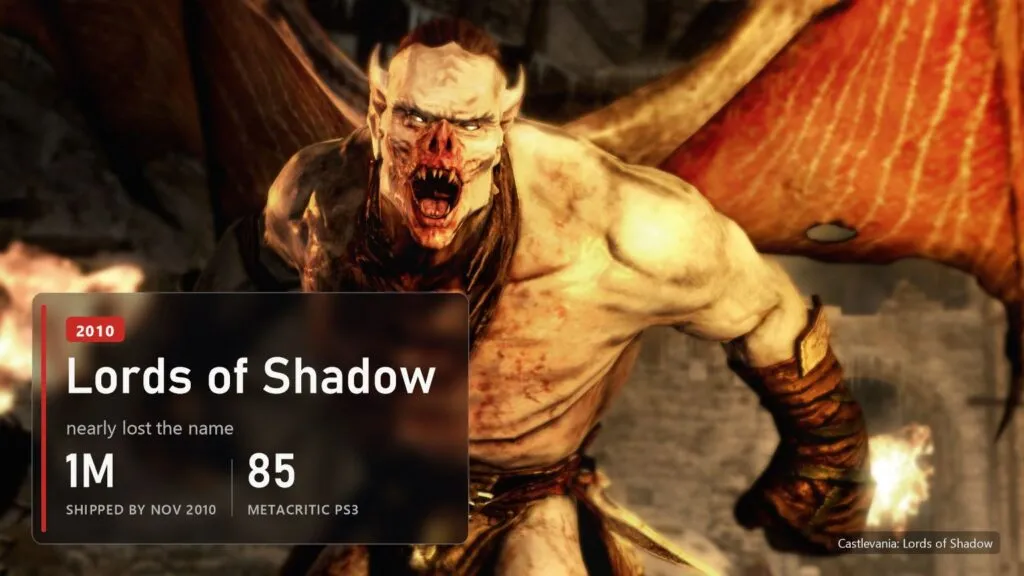 A vampire attacks in Castlevania: Lords of Shadow