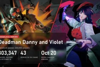 Deadman Danny and Violet, the new Deadlock heroes, with the 303,347 player record