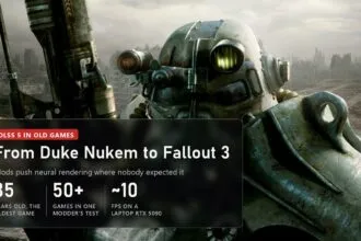DLSS 5 in 1991's Duke Nukem and Fallout 3: 50 games tested, 10 fps on a laptop RTX 5090