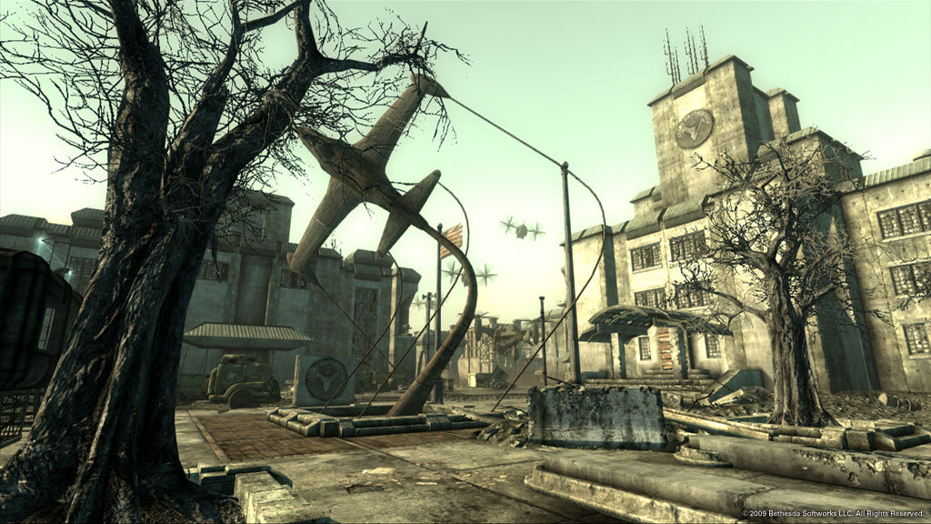 Ruined Washington in Fallout 3