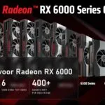 Radeon RX 6000-videokaarten van 6900 tot 6400 met de melding over FSR 4.1