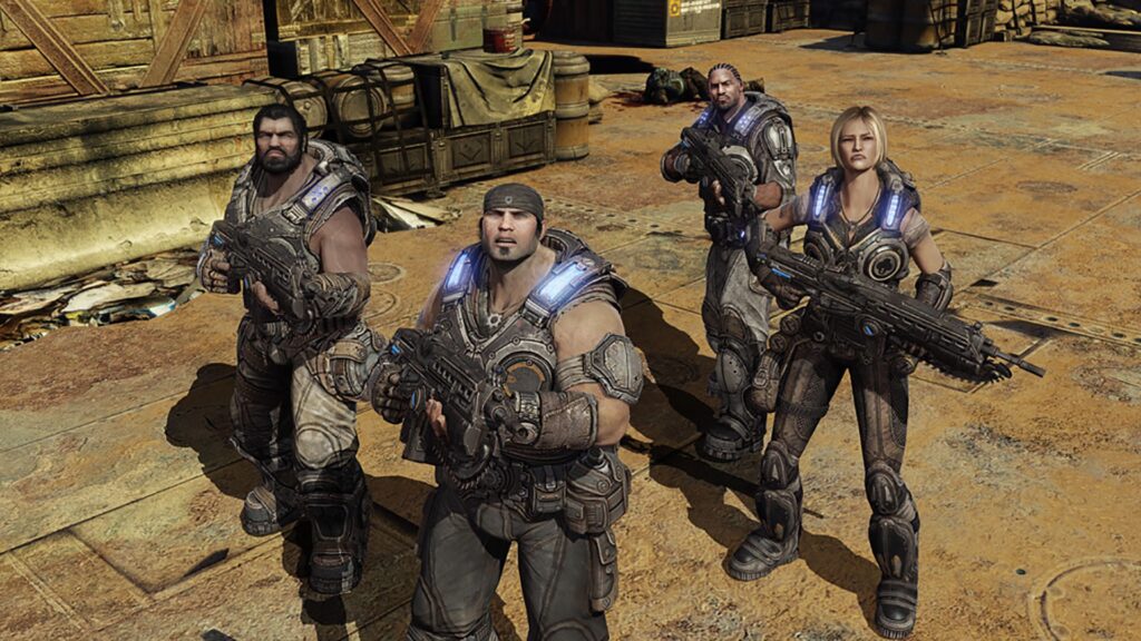 Gears of War 3, Delta Squad with Anya and Sam