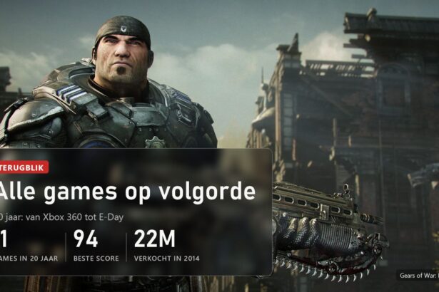 Alle Gears of War-games op volgorde: 11 games in 20 jaar, beste score 94, 22 miljoen verkocht in 2014