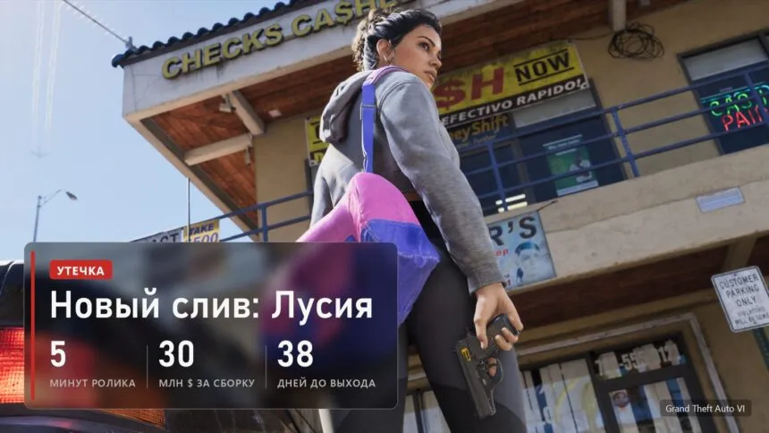 Cover: new GTA 6 leak with Lucia, Russian