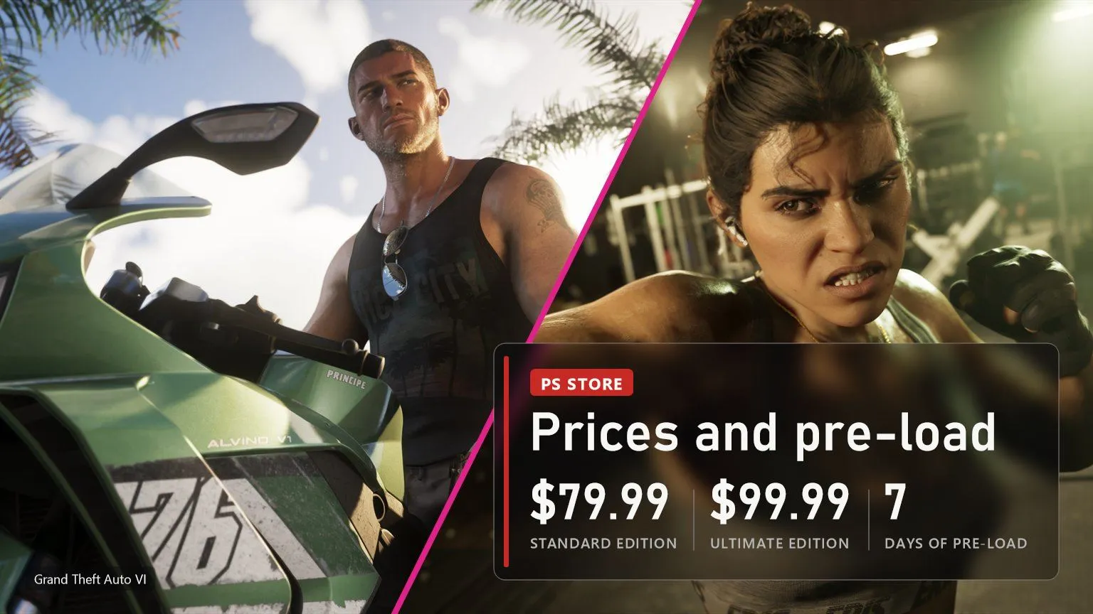 GTA 6 Standard and Ultimate Edition prices on PlayStation Store