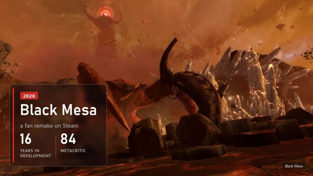 The alien world of Xen in Black Mesa