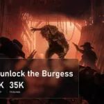 Hunters fighting a monster in a red-lit tunnel in Hunt: Showdown 1896, Burgess unlock guide cover