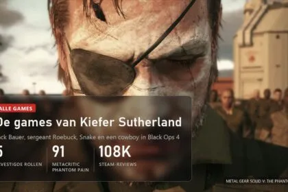 Alle games van Kiefer Sutherland: van 24 tot Metal Gear Solid V en Black Ops 4
