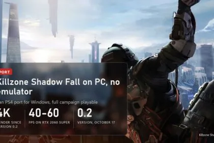 Killzone Shadow Fall fan PC port without an emulator, render up to 4K