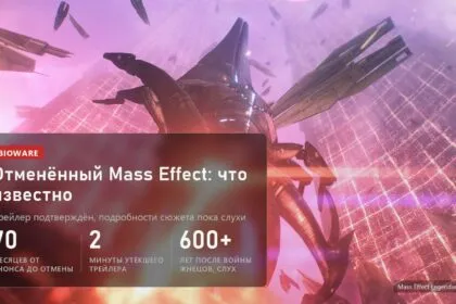Отменённый Mass Effect: что известно о Mass Effect Universe