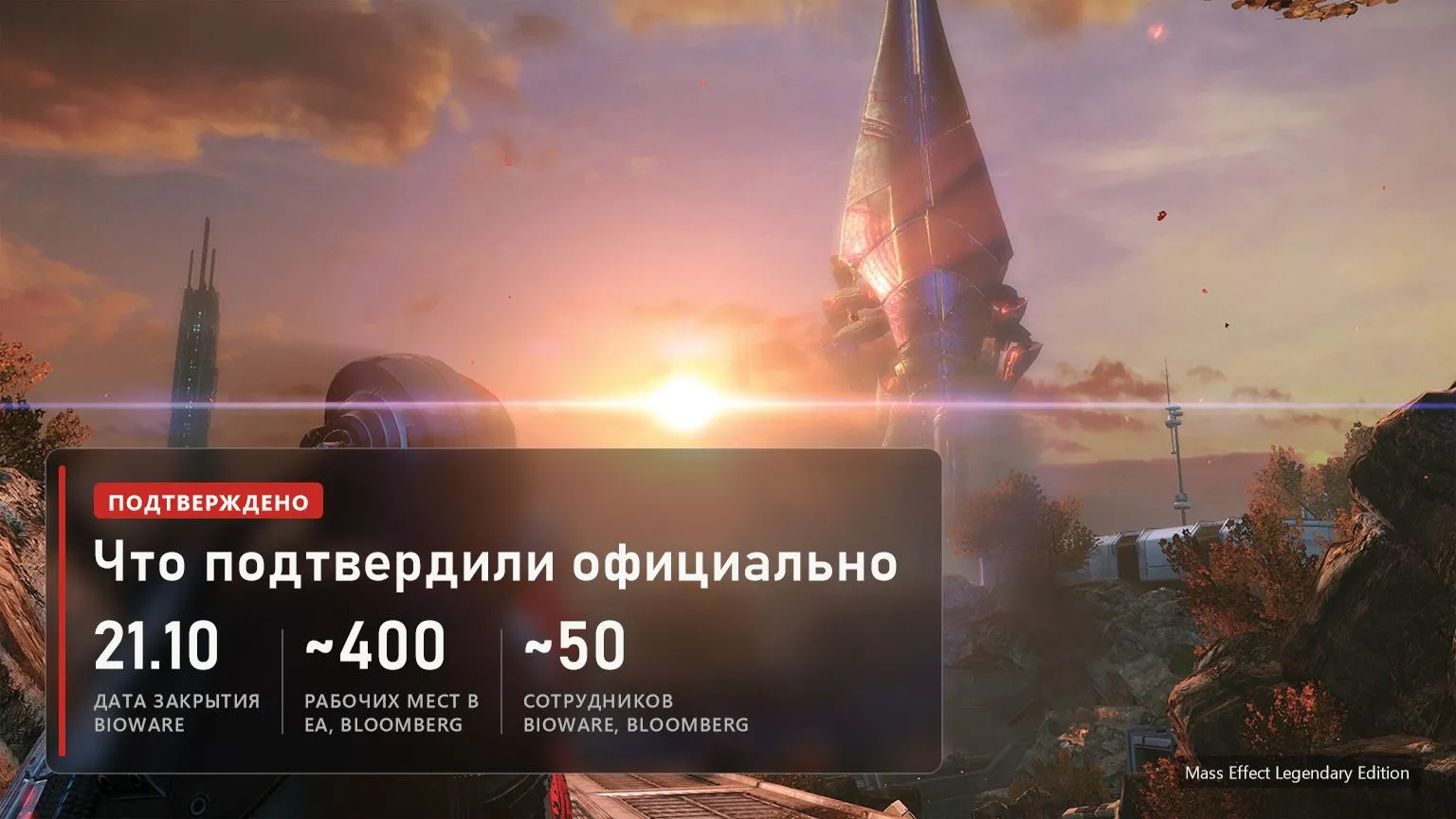 Что EA и BioWare официально подтвердили об отменённом Mass Effect