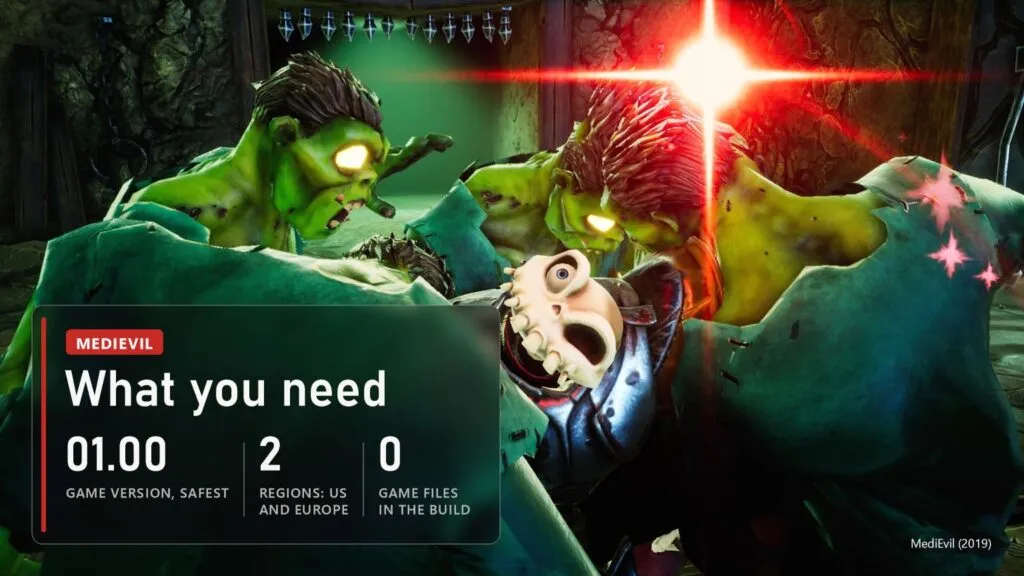 MediEvil PC port requirements: game version 01.00, US or European PS4 copy, no game files included