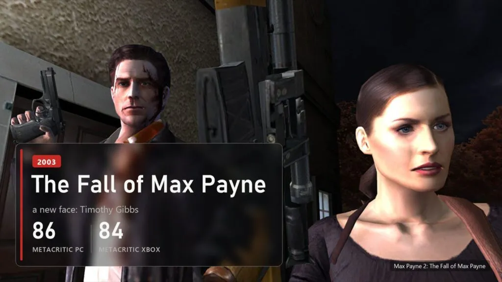 Max Payne and Mona Sax in Max Payne 2: The Fall of Max Payne