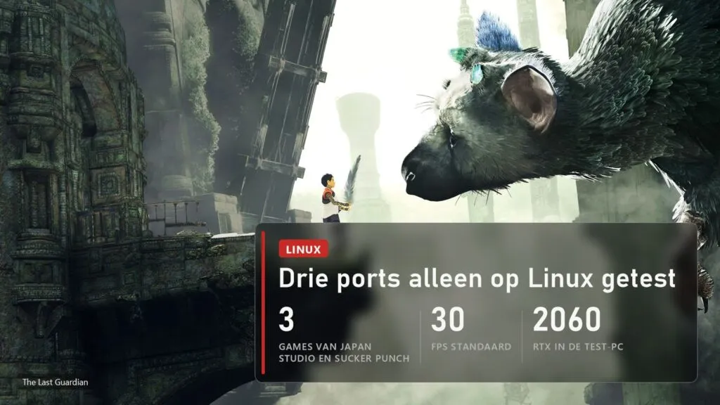 The Last Guardian: drie PS4-ports alleen op Linux getest, standaard 30 fps