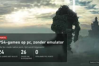 Shadow of the Colossus: 24 PS4-games draaien native op pc, 26 dagen na Bloodborne