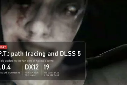 P.T. port 1.0.4 with path tracing, DirectX 12 and DLSS 5