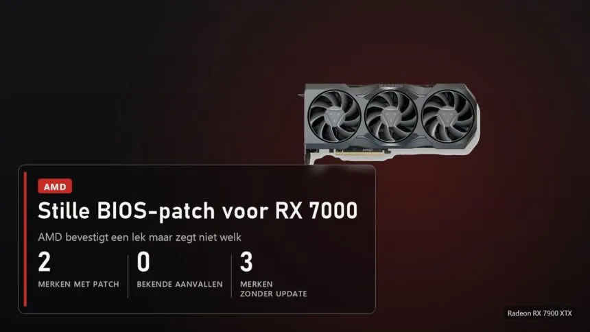 Radeon RX 7900 XTX: BIOS-update van twee merken, geen bekende aanvallen