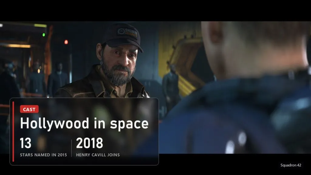 Squadron 42: 13 stars named in 2015, Henry Cavill joined in 2018