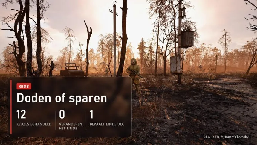 Squint, Nimble of Docent doden? 12 keuzes in Stalker 2 en wat ze je kosten