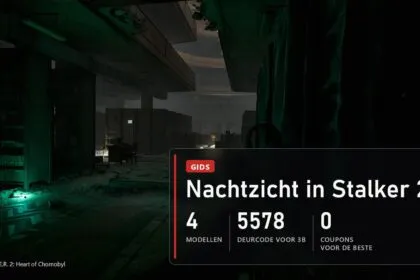 Nachtzicht in Stalker 2: de beste nachtkijker ligt gratis in Yantar achter code 5578