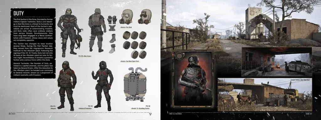 Официальные эскизы снаряжения Долга для S.T.A.L.K.E.R. 2