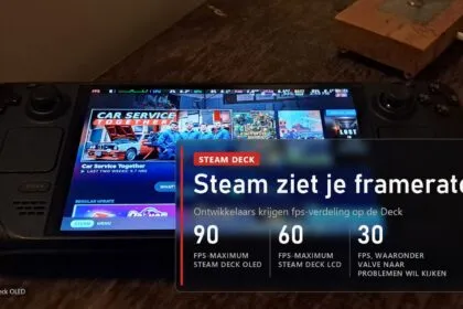 Steam toont ontwikkelaars nu hoeveel fps je echt haalt, te beginnen op de Steam Deck