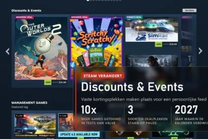 Steam schrapt Daily, Midweek en Weekend Deals voor persoonlijke aanbevelingen