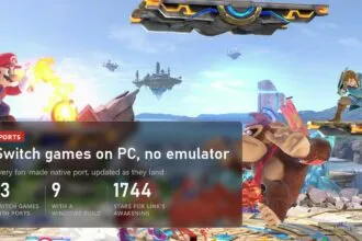 Switch games on PC without an emulator: 13 games with fan ports, 9 run on Windows