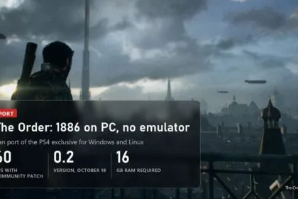 The Order: 1886 fan PC port without an emulator, 60 fps with a patch